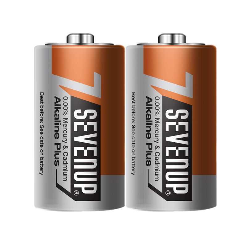 D/LR20/AM-1 1.5V Alkaline zinc-manganese Sevenup digital alkaline duty battery thumbnail