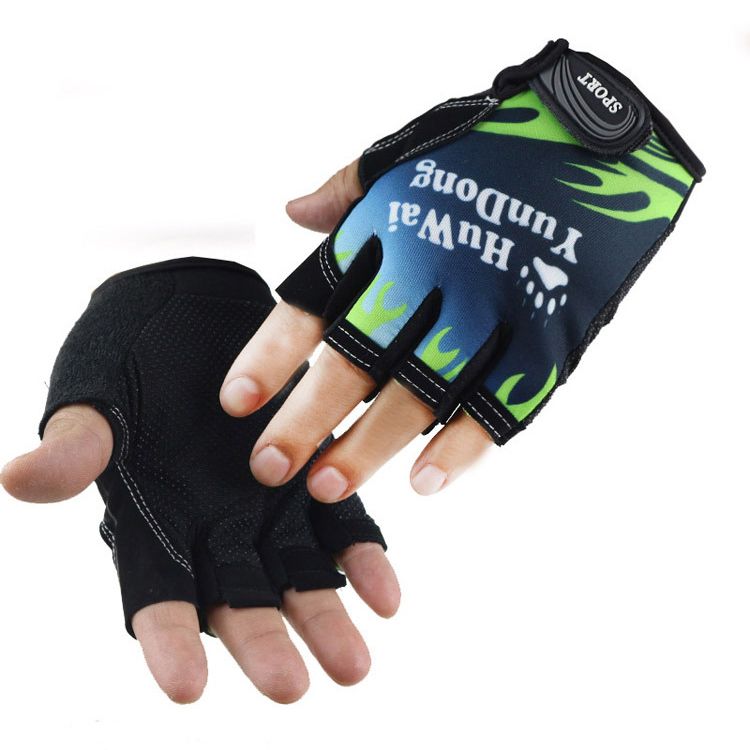 210207 Cycling half finger gloves Cycling gloves half fitness gloves non-slip and breathable