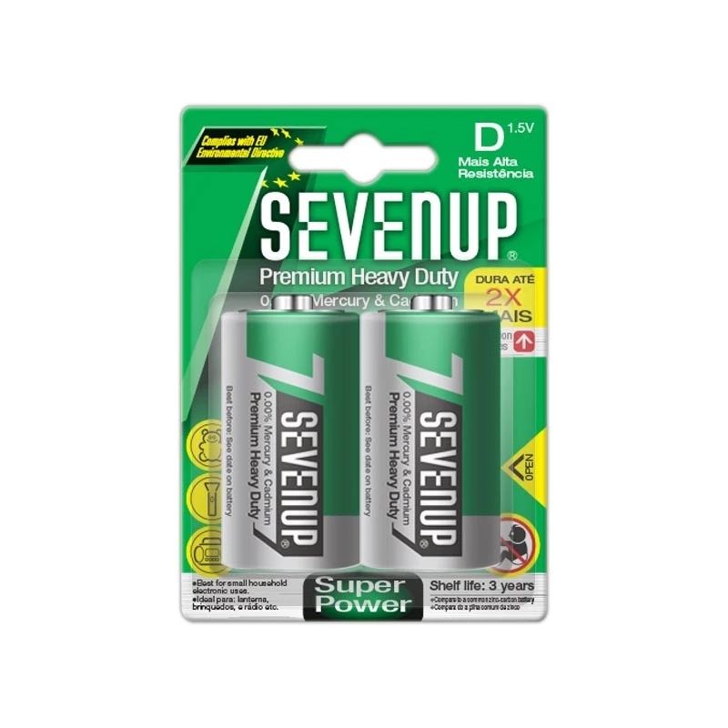 D R20/UM-1 Zinc Carbon energizer battery hw battery factory price 2-pc card