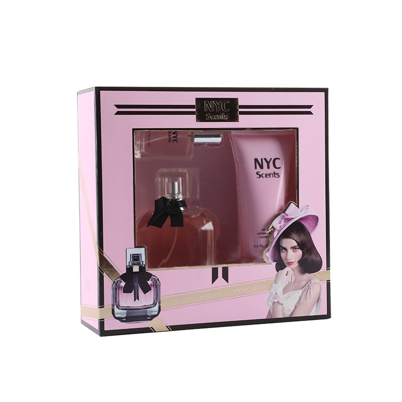 女士香水套装清新持久淡香少女精致礼盒装香水三件套详情图1