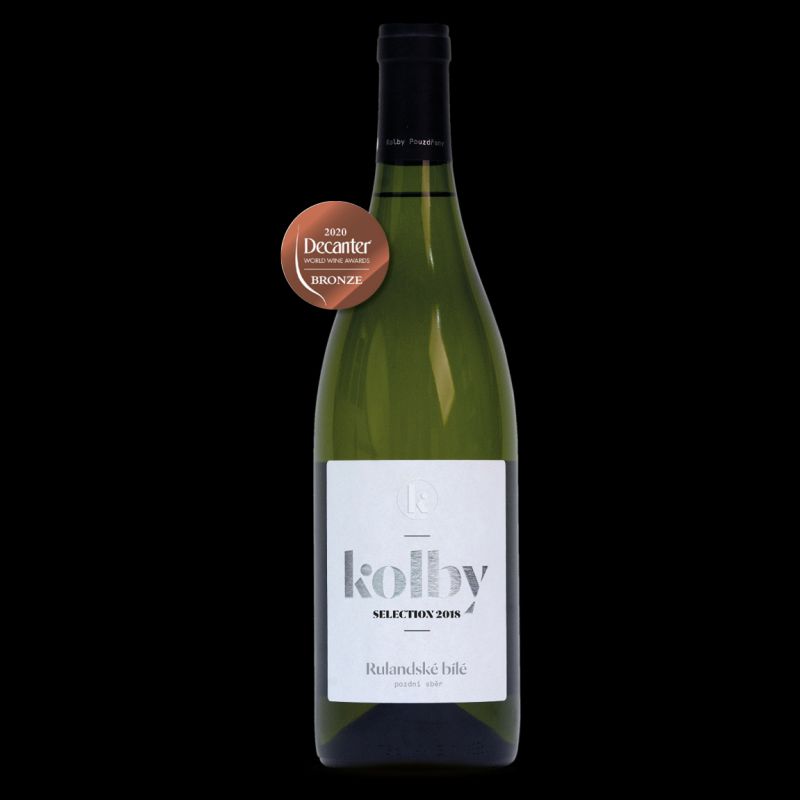 捷克白葡萄酒Kolby Rulandské bílé Dry 2018图