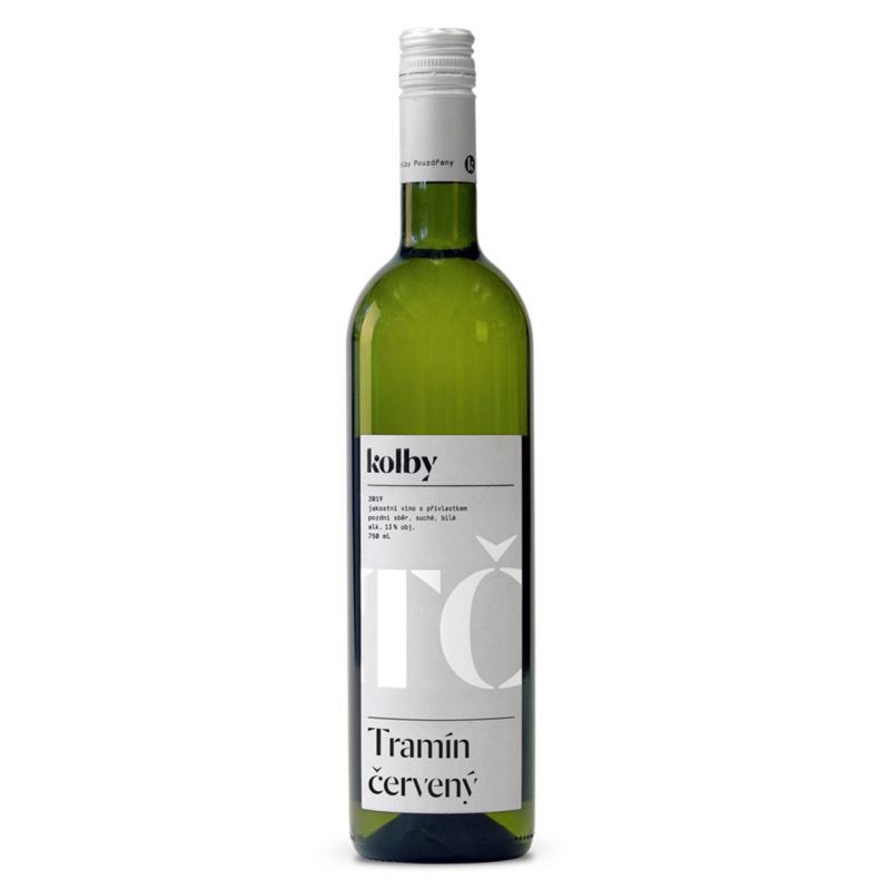 捷克白葡萄酒Kolby Tramín červený Dry 2019