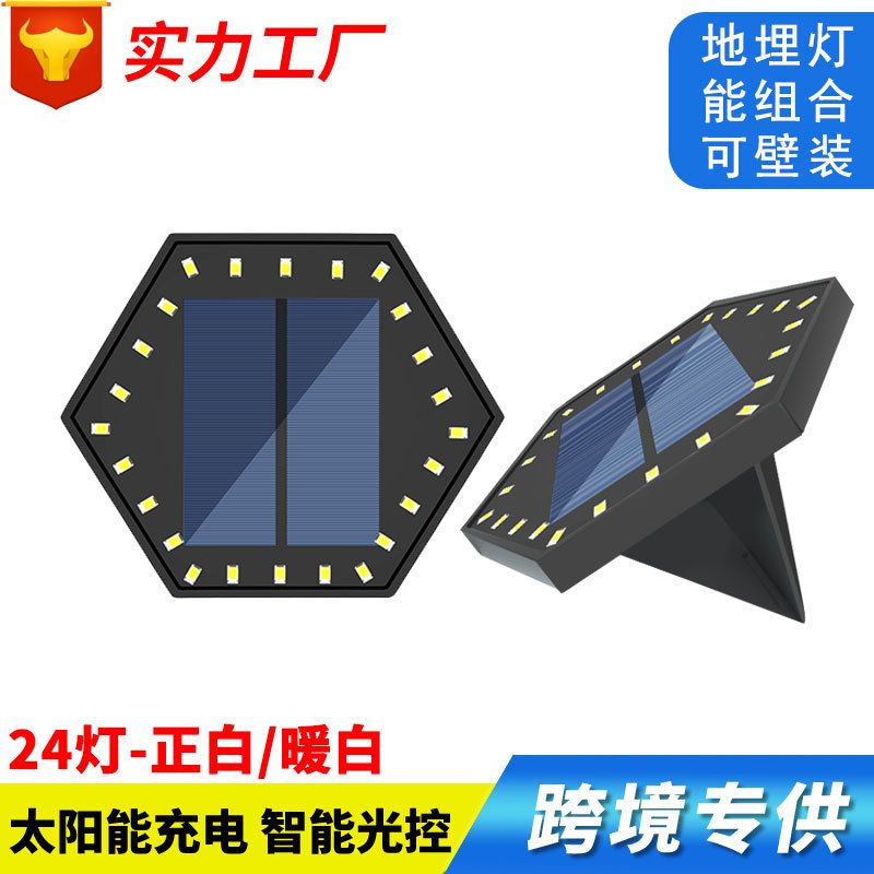 The new solar buried lamp can be combined with wall mounted stairs, steps, wall lamp, fence and lawn lamp