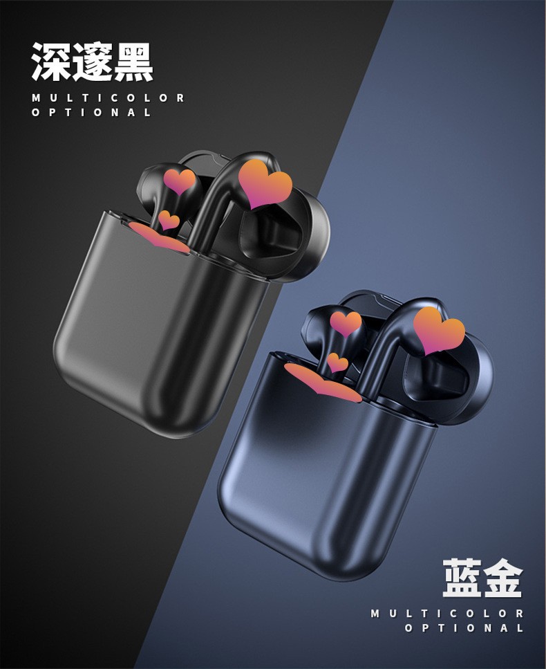 爆款马卡龙INPODS12 金属色HIFI立体运动多彩tws i12无线蓝牙耳机详情图12