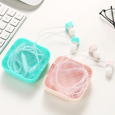 Wired headphones Headset Building blocks Gift headphones in-ear strap Michael voice call adjustment Creative