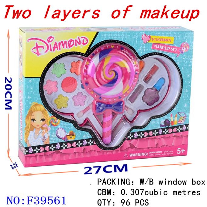 Make-up lollipop two layer children little girl make-up toy F39561