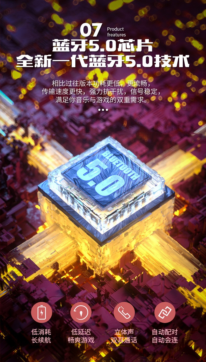 爆款马卡龙INPODS12 金属色HIFI立体运动多彩tws i12无线蓝牙耳机详情图7