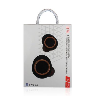 D76 Wireless Bluetooth Headset 5.0 Cross-border explosive TWS stereo sports headphones