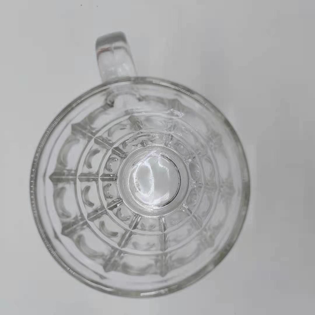  菠萝啤酒杯多功能玻璃把手杯饮料杯耐热喝水茶杯套装2只装  详情图5