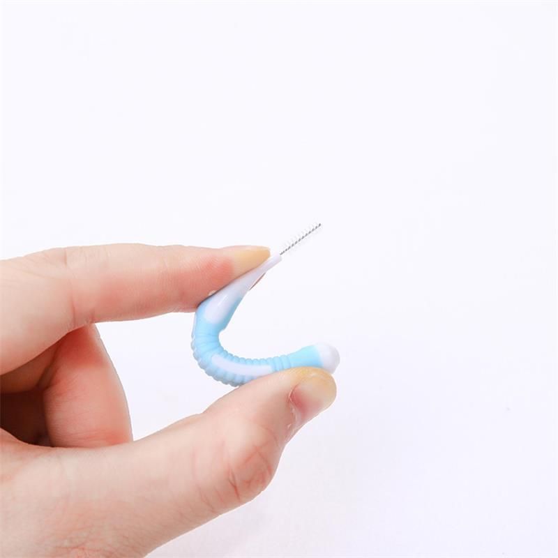 日本进口和风雅品齿间刷牙缝牙刷清洁牙垢按摩牙龈牙间刷1.0mm（s）买一送一详情图4