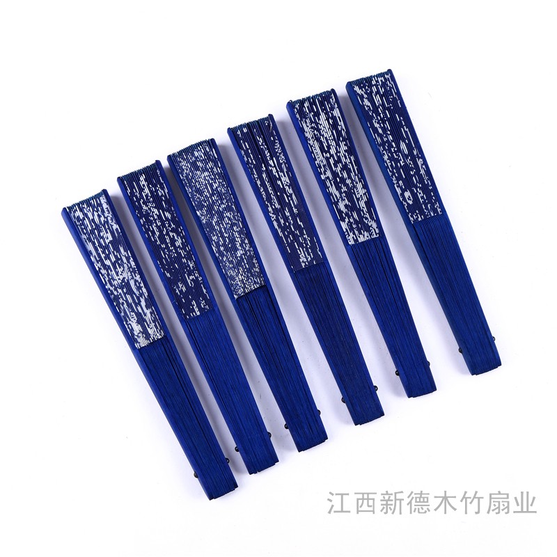 青花瓷折扇  中国风手工艺品装饰品幼儿园创意挂饰吊饰教室走廊布置详情图1