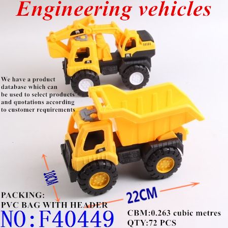 Construction truck excavator transporter children's toys construction truck series dumper model baby playing sand playing soil sliding toys vendors wholesale F40449