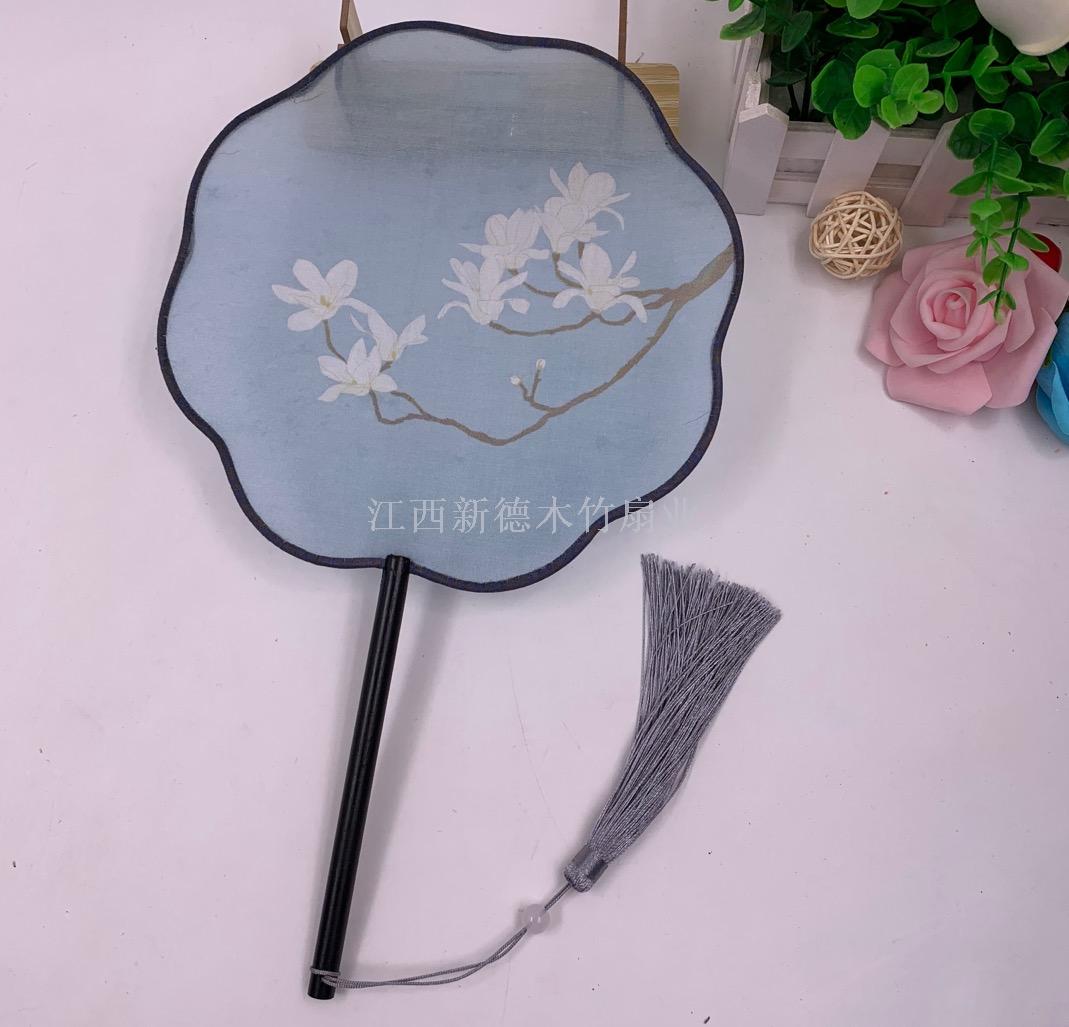 真丝团扇/古风扇子/中国风扇子产品图