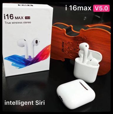 i16 tws Bluetooth Headset with popup 5.0 In-ear Sports Bluetooth Headset