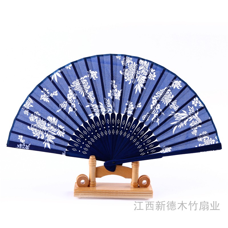 青花瓷折扇  中国风手工艺品装饰品幼儿园创意挂饰吊饰教室走廊布置详情图2