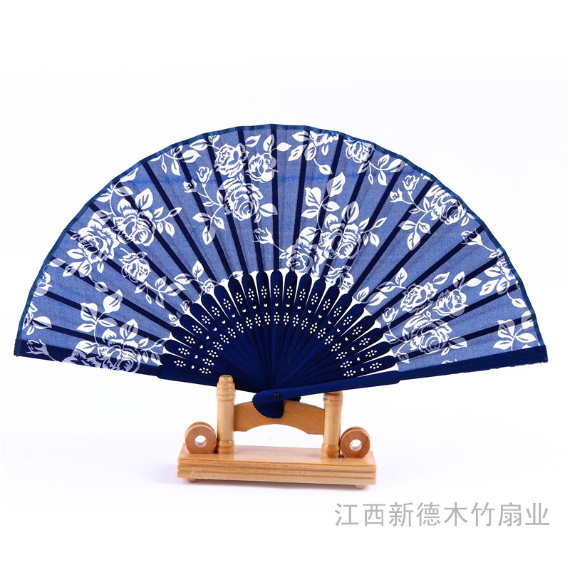 青花瓷折扇  中国风手工艺品装饰品幼儿园创意挂饰吊饰教室走廊布置详情图4