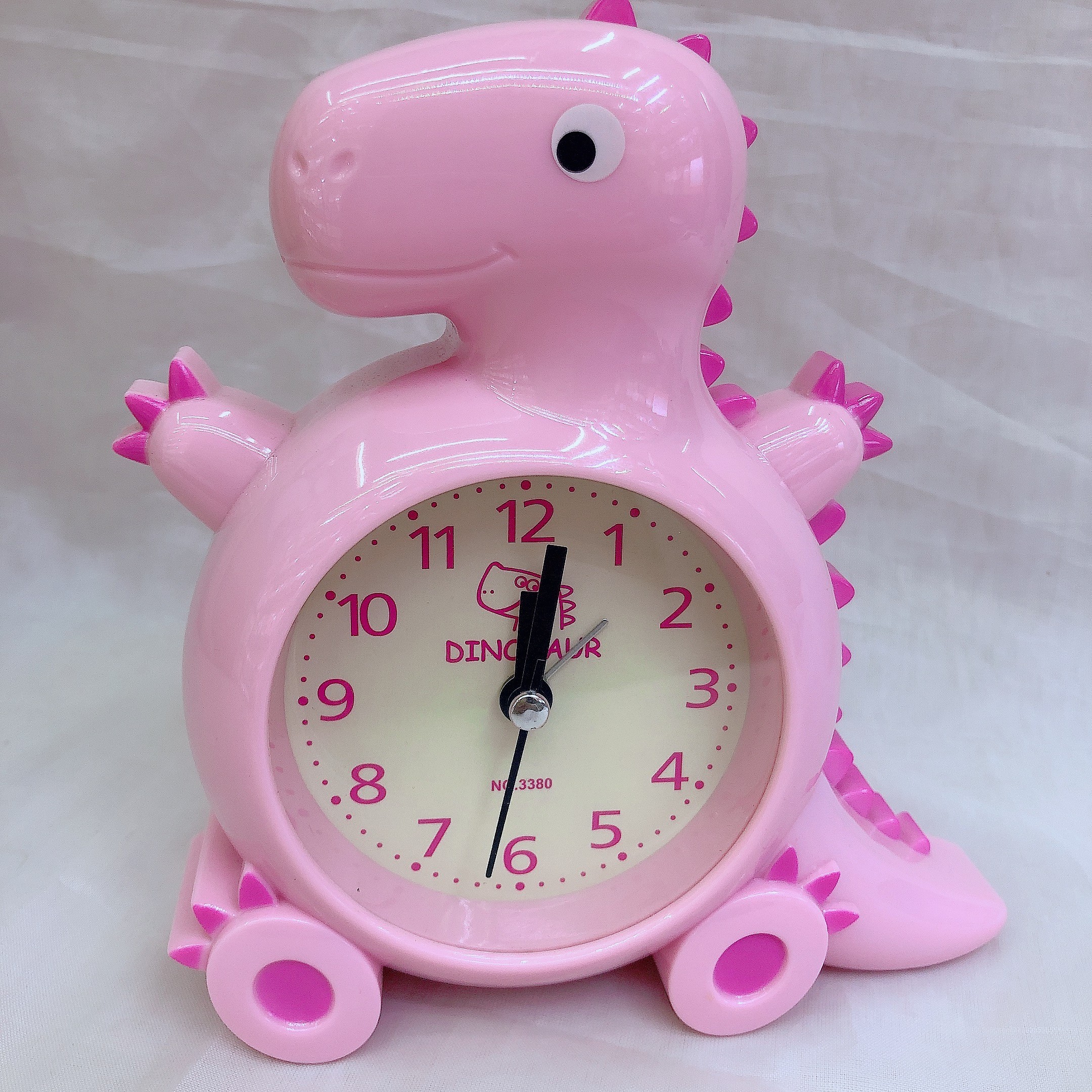 Lindo reloj despertador de dibujos animados creativo niños estudiantes moda regalo estudio reloj de péndulo detail image 5