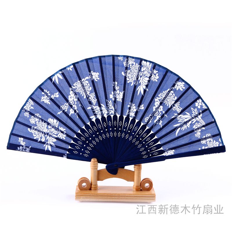 青花瓷折扇  中国风手工艺品装饰品幼儿园创意挂饰吊饰教室走廊布置产品图