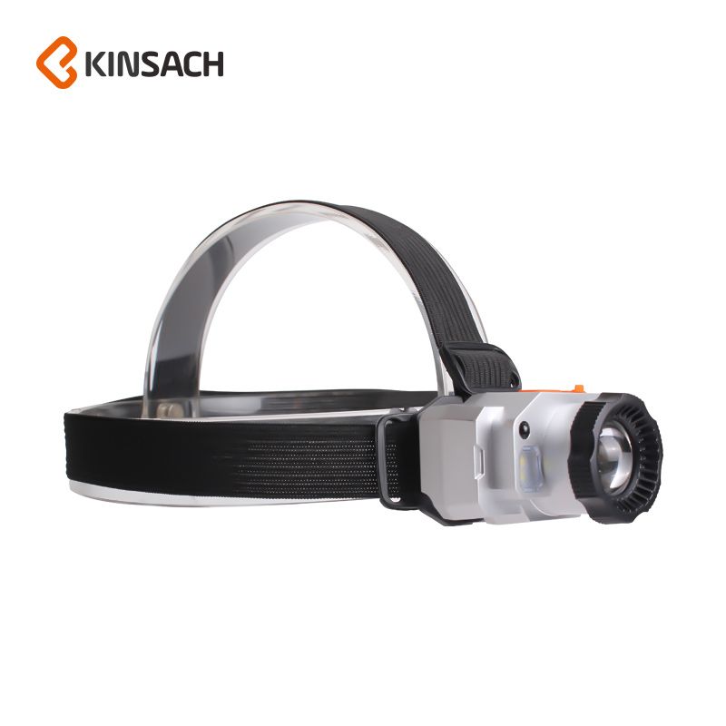 户外防水led头戴维修骑行夜钓鱼灯感应头灯强光USB充电旋转调焦