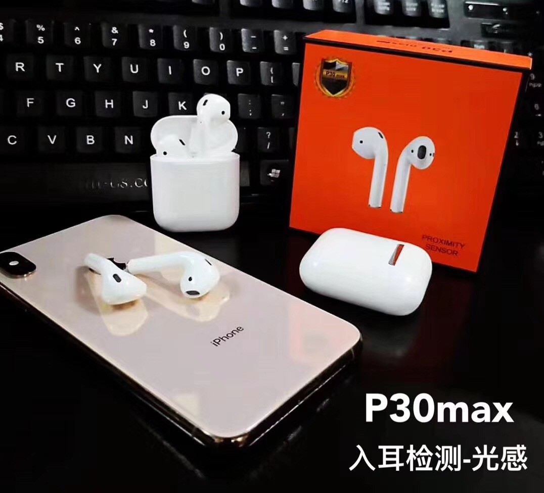 p30max蓝牙耳机弹窗无线蓝牙商务跑步耳机光感触控版详情图1