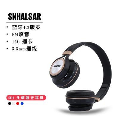 s110 foreign trade selling headsets wireless Bluetooth headphones one tow two sports headsets stereo headsets