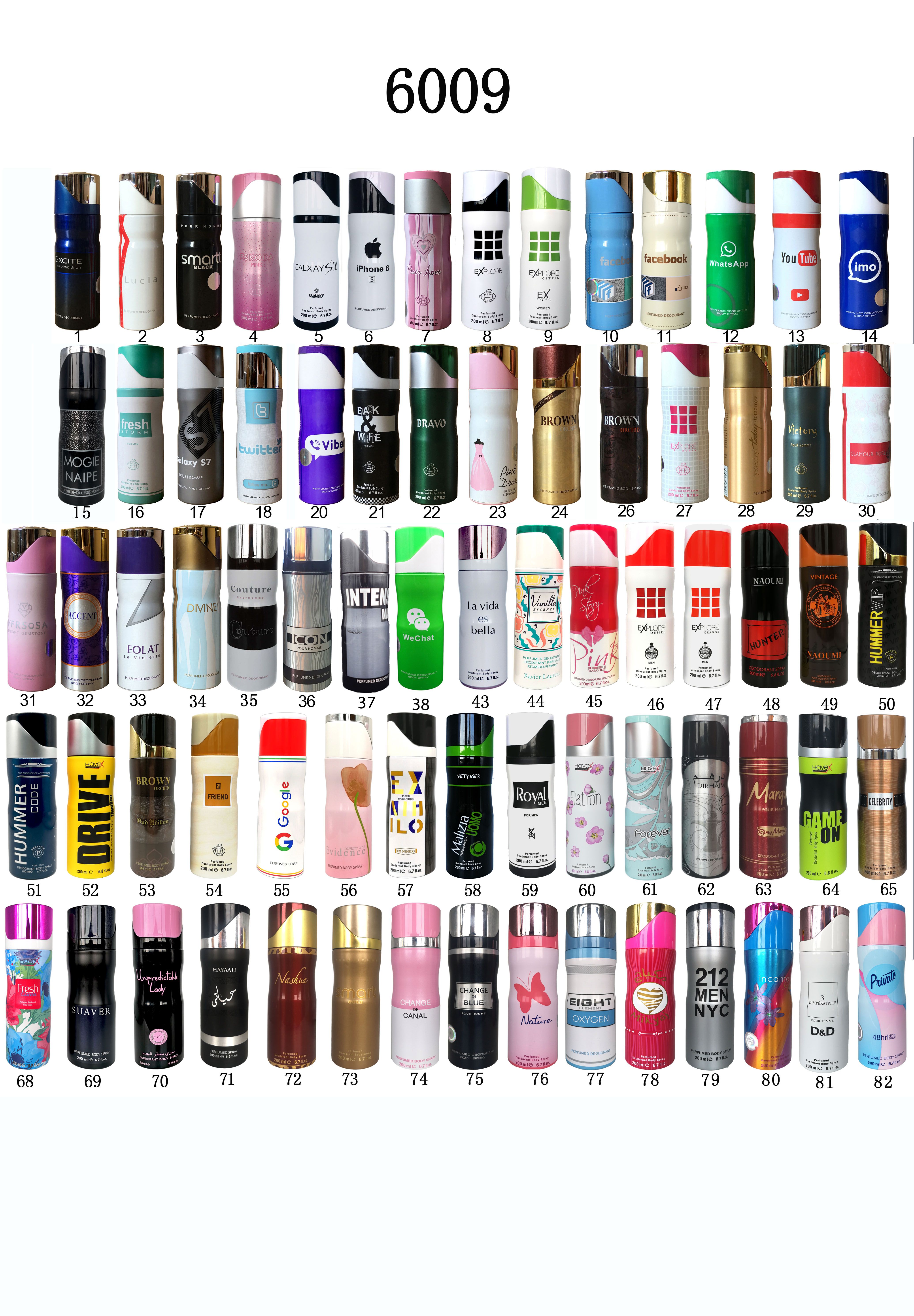 BODY SPRAY 香味持久身体喷雾200ml