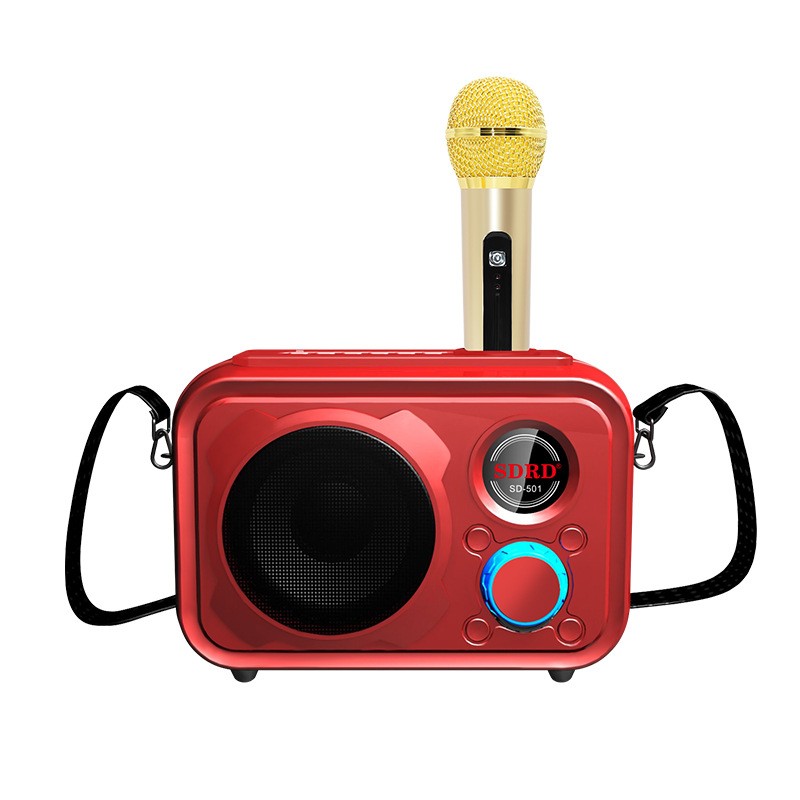 SDRD501 manufacturer wireless microphone, home outdoor ktv portable microphone, mobile phone Bluetooth speaker, karaoke machine detail image 14