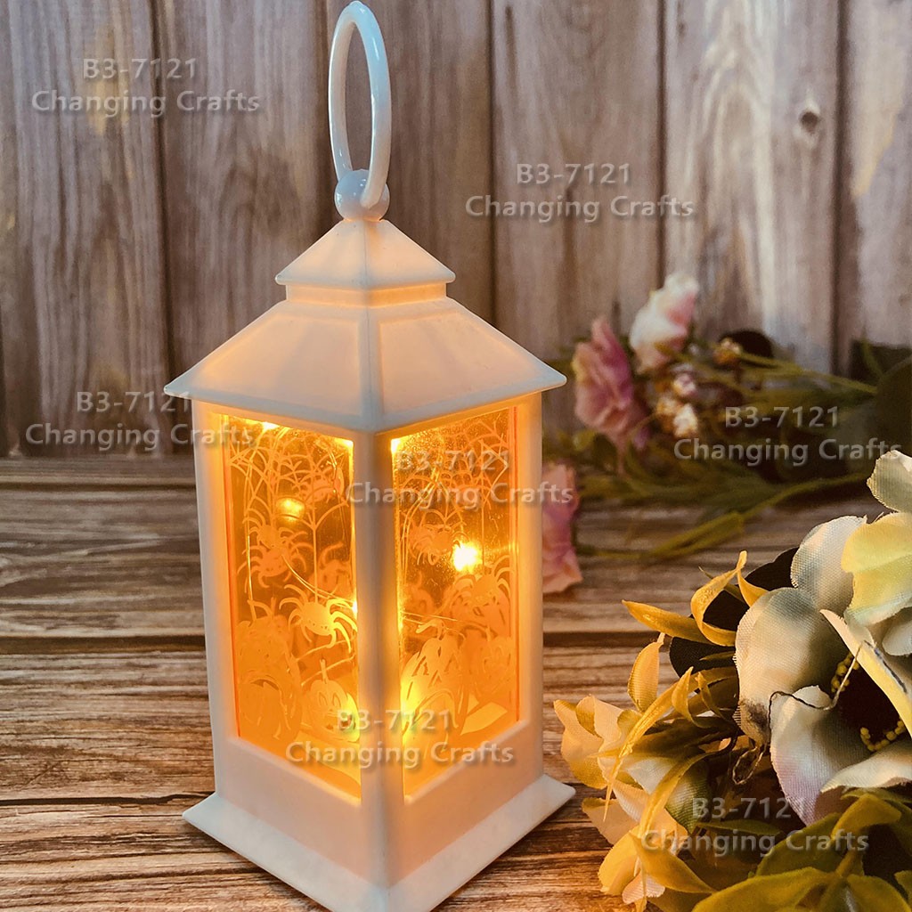 LED户外草坪usb花园圣诞万圣节ramadan塑料蜡烛风灯斋月详情图3