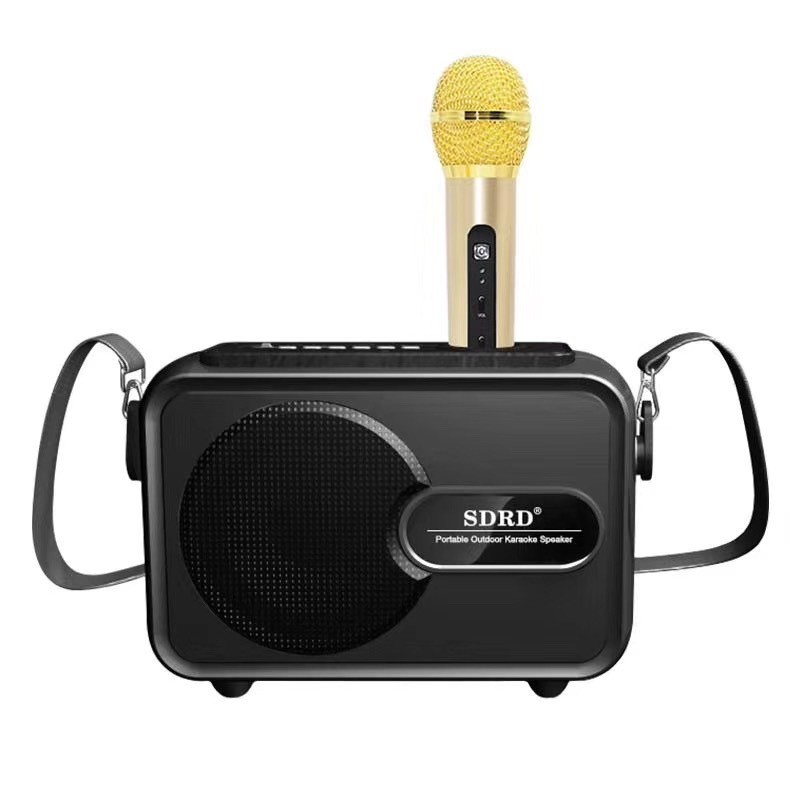 The new SD502 wireless microphone Bluetooth speaker all-in-one machine is suitable for home TV, KTV, children's karaoke and singing bar detail image 17