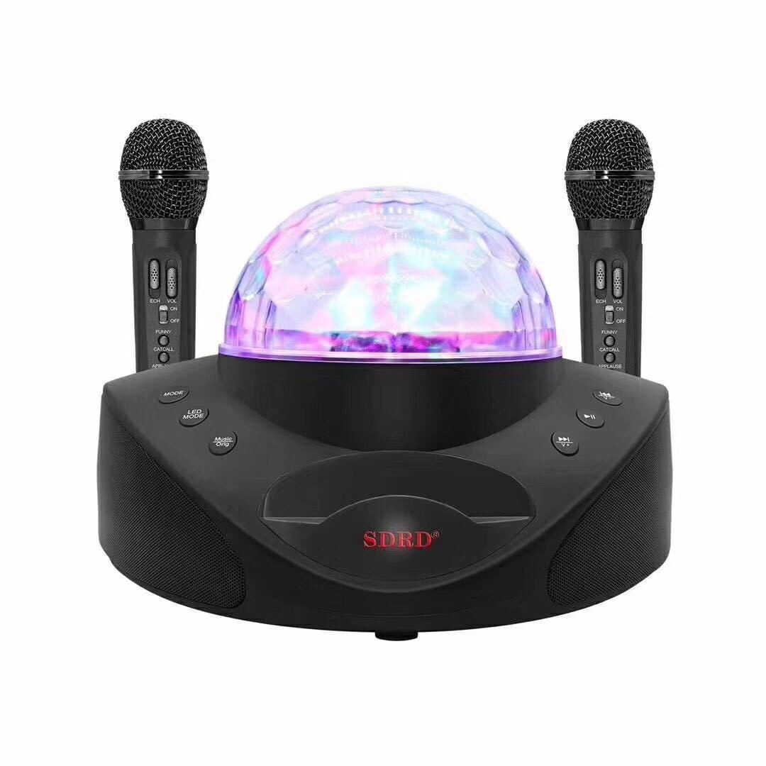 Factory direct sales of the new SD308 microphone for home use, KTV outdoor portable wireless live streaming microphone and Bluetooth speaker detail image 5