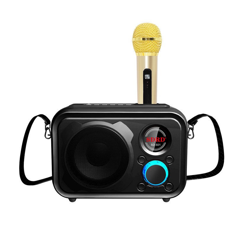 SDRD501 manufacturer wireless microphone, home outdoor ktv portable microphone, mobile phone Bluetooth speaker, karaoke machine detail image 15