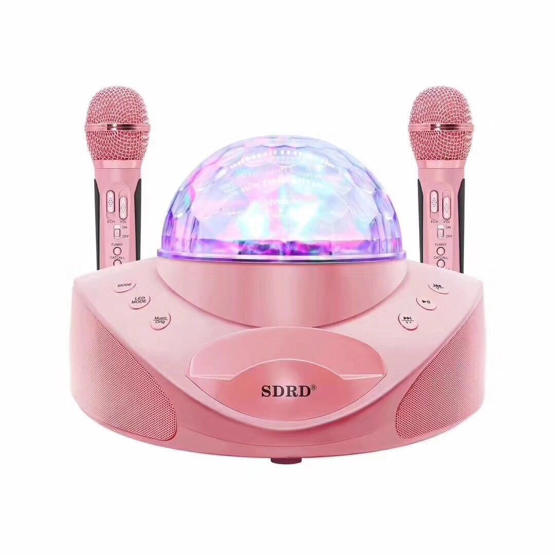 Factory direct sales of the new SD308 microphone for home use, KTV outdoor portable wireless live streaming microphone and Bluetooth speaker detail image 3