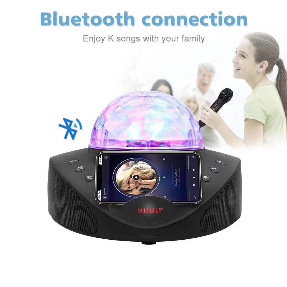 Factory direct sales of the new SD308 microphone for home use, KTV outdoor portable wireless live streaming microphone and Bluetooth speaker detail image 2