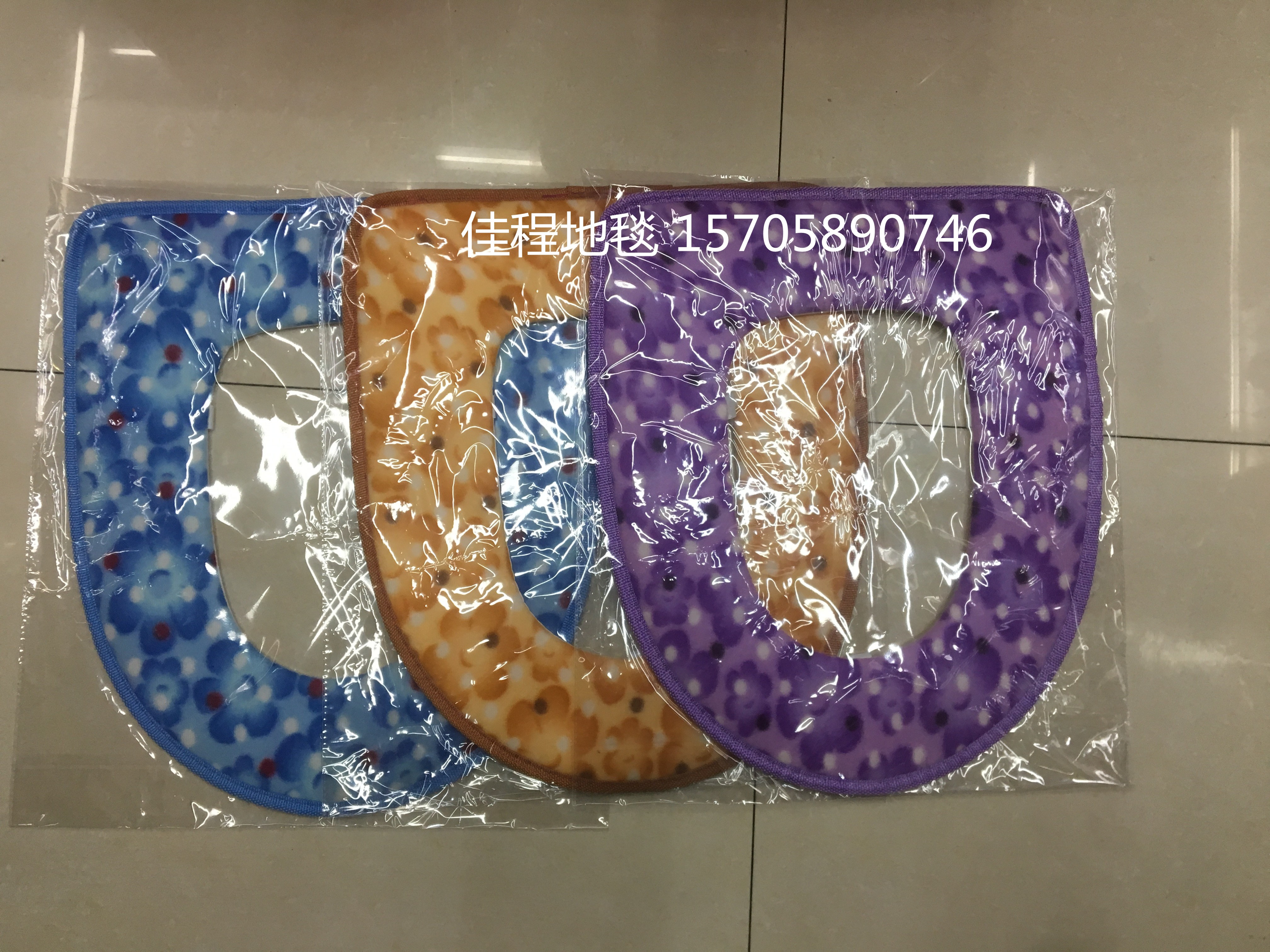 保暖马桶垫O型马桶圈 纯色 花色马桶垫 便坐垫 加绒保暖马桶垫防滑垫坐垫详情图16