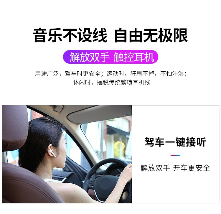 S9mini新款私模耳机带充电仓真立体5.0tws触控弹窗无线双耳s9mini详情图3