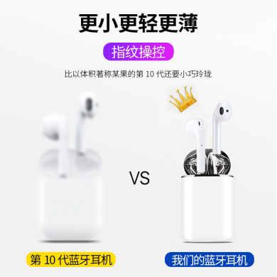蓝牙耳机实物图