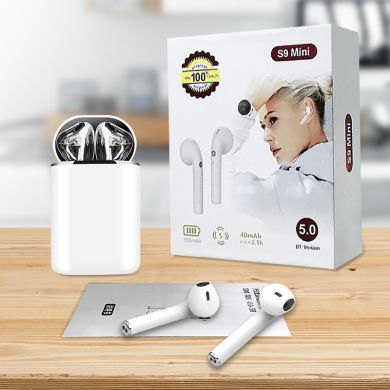 S9mini私模蓝牙耳机5.0 tws触控弹窗无线双耳黑科技跨境爆款源头产品图