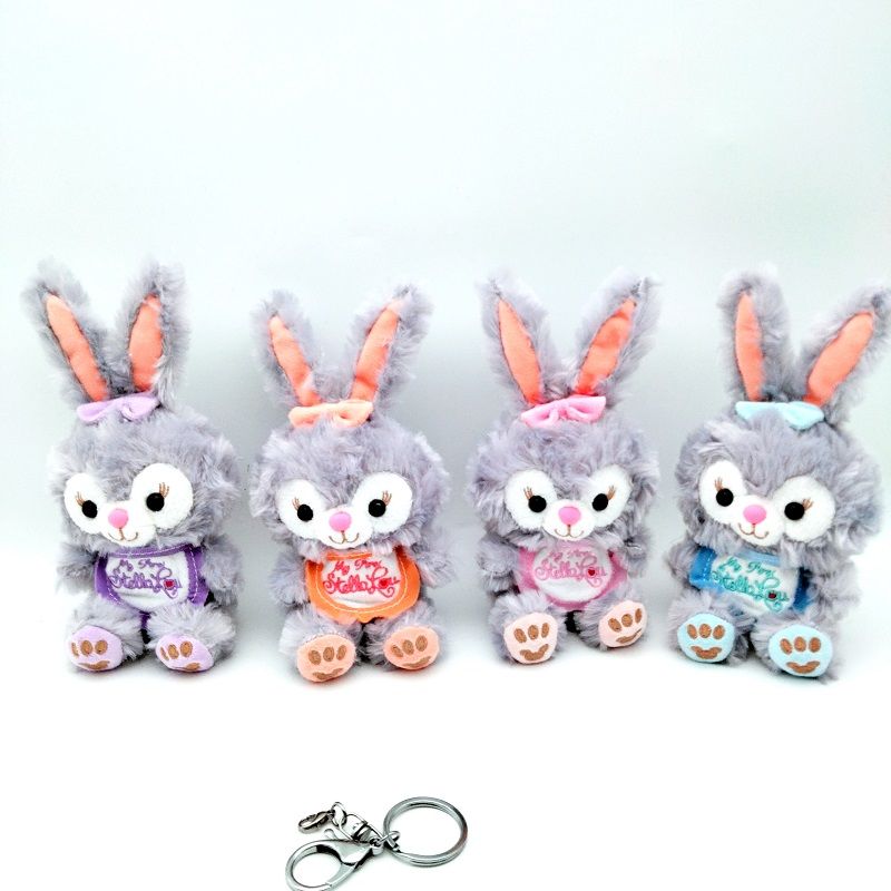 Stella plush toy Star Delu figure key chain rabbit doll girl heart car bag pendant wholesale