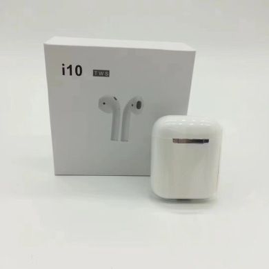 i10无线蓝牙耳机带无线充电双耳立体声5.0触控无线运动带充电仓产品图
