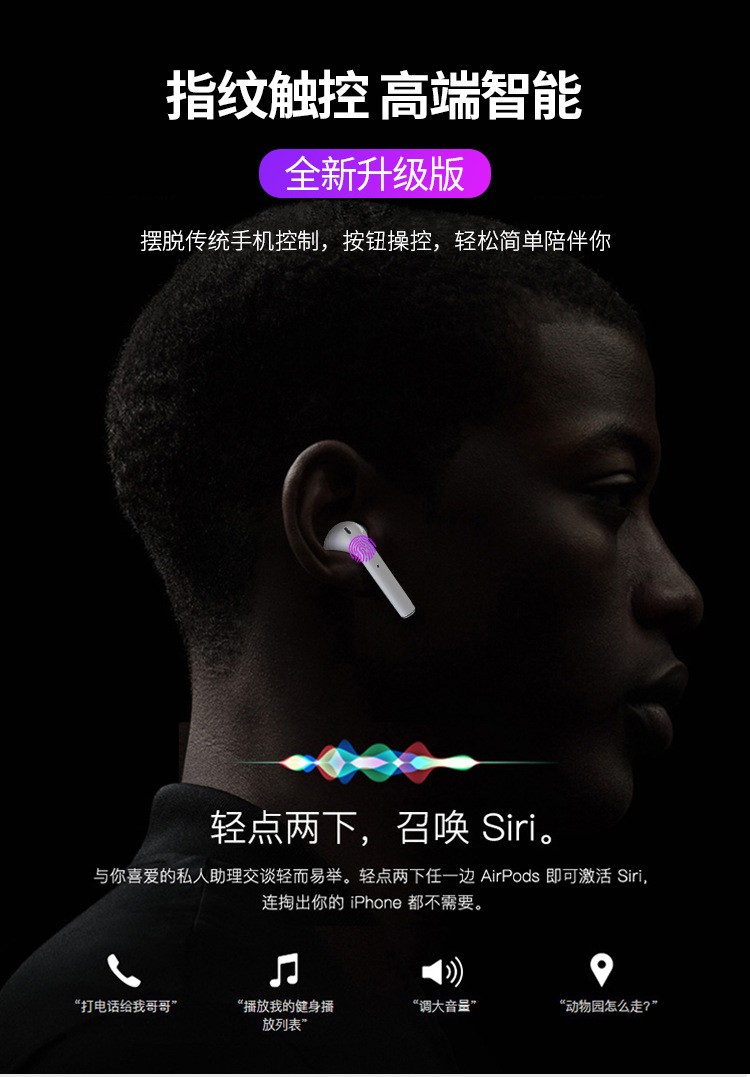 S9mini新款私模耳机带充电仓真立体5.0tws触控弹窗无线双耳s9mini详情图8