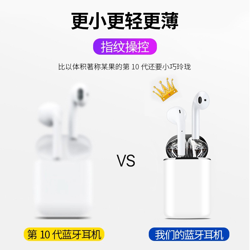 S9mini私模蓝牙耳机5.0 tws触控弹窗无线双耳黑科技跨境爆款源头详情图7