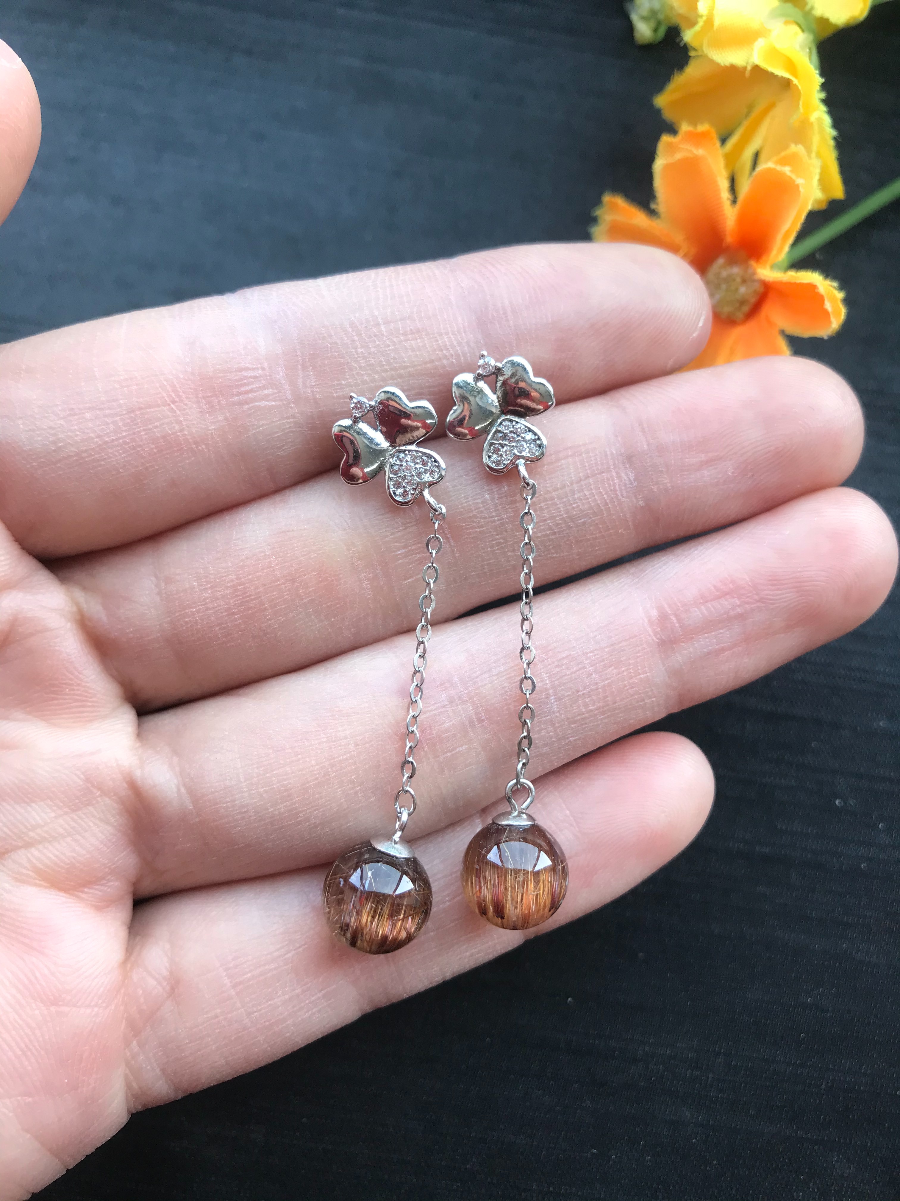 亮彩晶珠宝 周大福同款红玛瑙套装手链女项链  相思豆红豆珠手工编详情图1