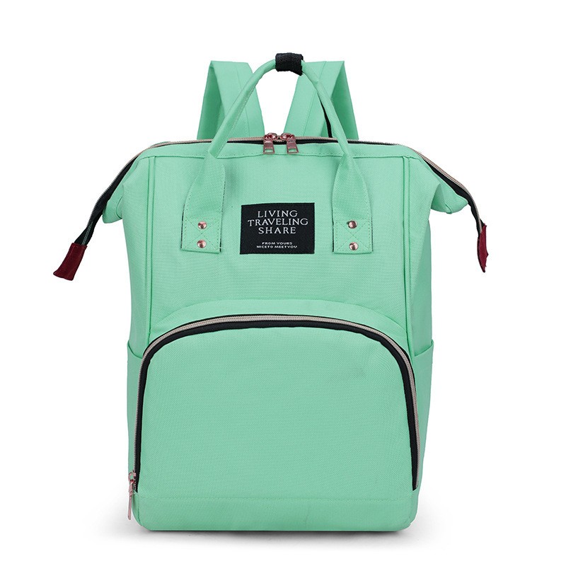 跨境双肩大容量妈咪包便携式户外多功能妈妈包婴儿收纳包详情图2