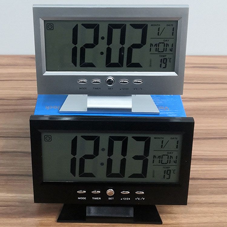 8082N perpetual calendar clock, voice-controlled clock, induction electronic clock alarm clock Specification image