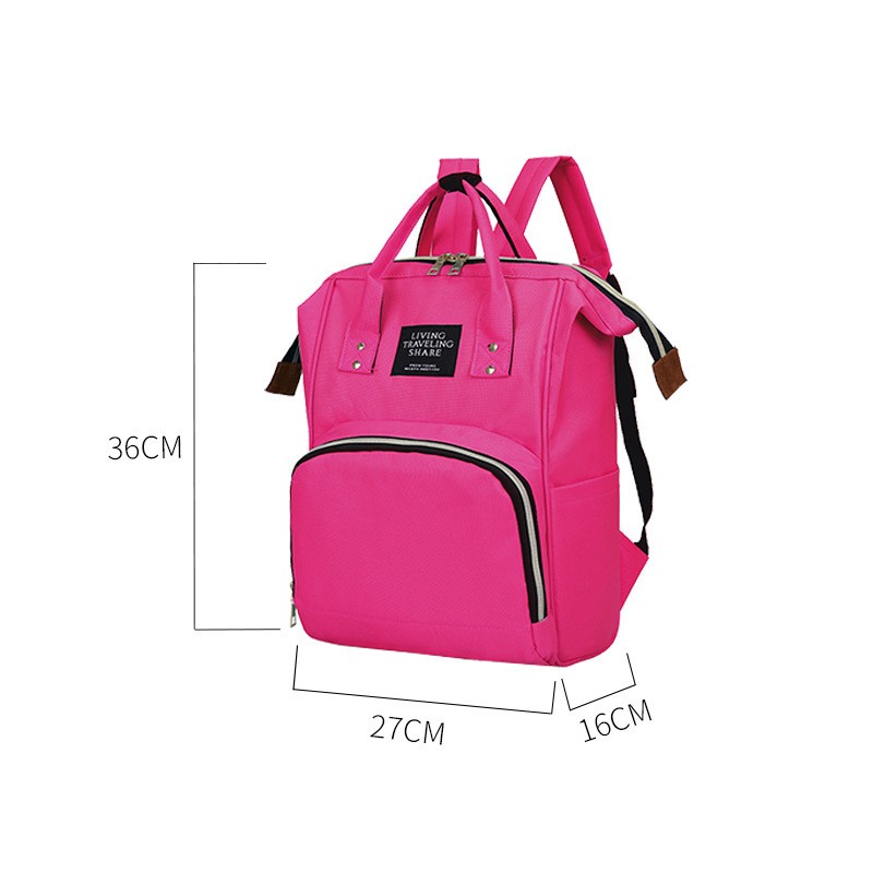 跨境双肩大容量妈咪包便携式户外多功能妈妈包婴儿收纳包详情图8