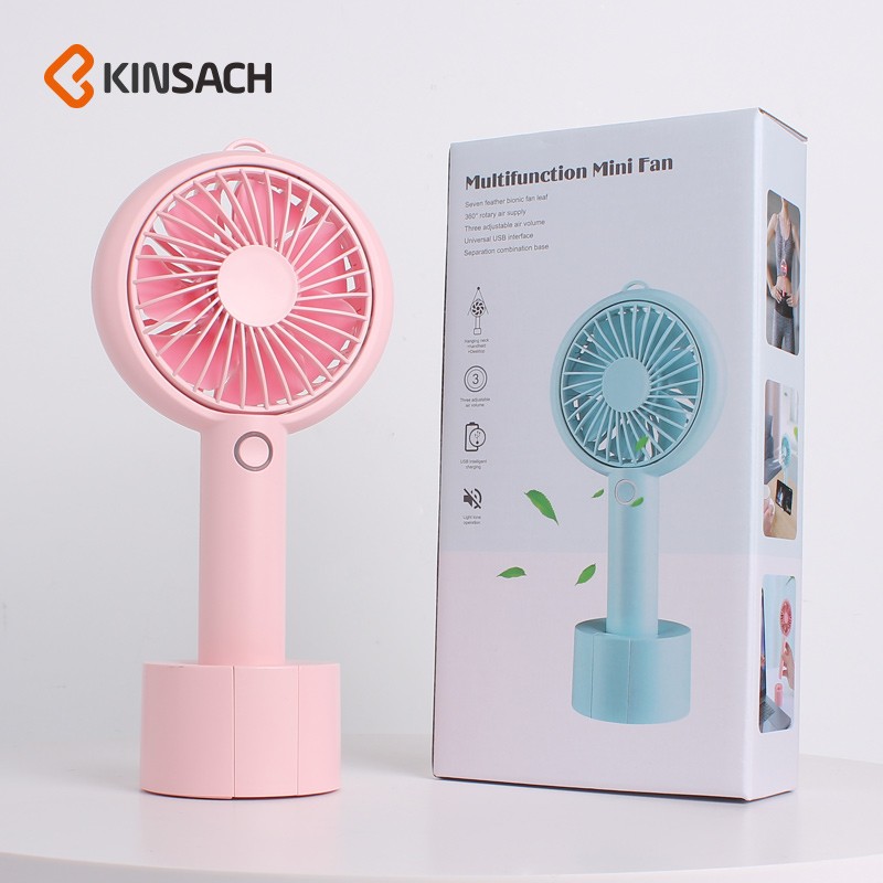 USB手持电风扇便携式大风力小型可充电迷你超静音办公室桌面桌上详情图5