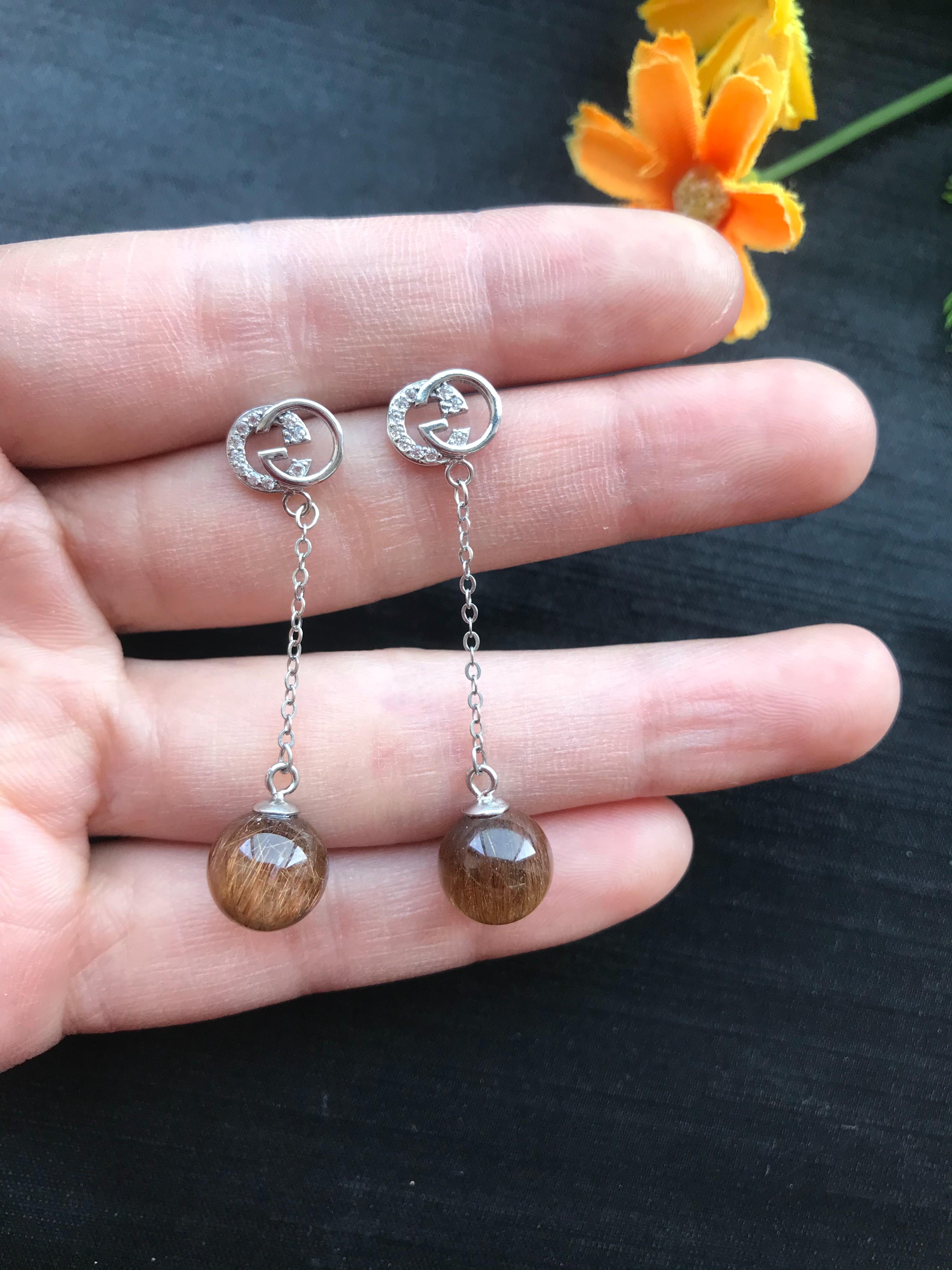 亮彩晶珠宝 周大福同款红玛瑙套装手链女项链  相思豆红豆珠手工编详情图4