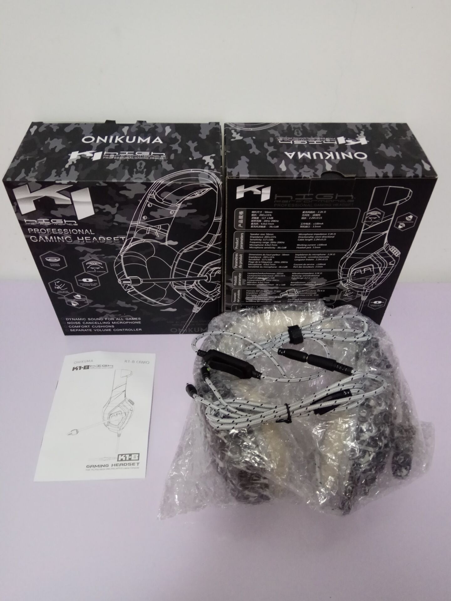 耳机 K1 迷彩耳机 PC PS3 PS4 游戏耳机Xbox On详情图19