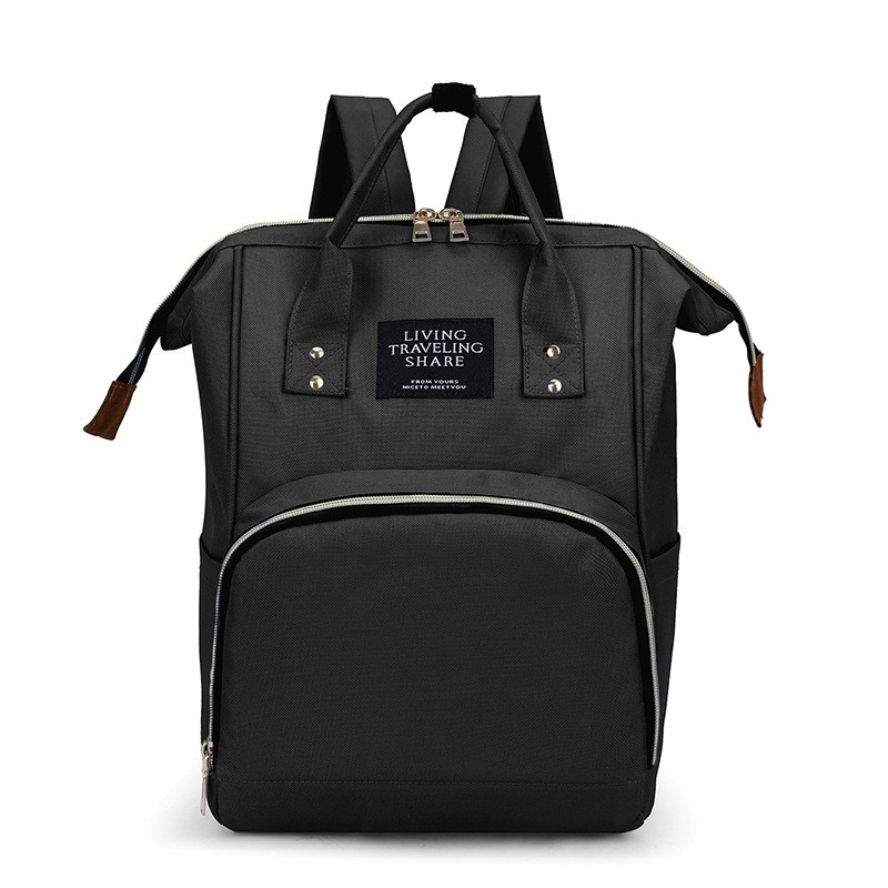 跨境双肩大容量妈咪包便携式户外多功能妈妈包婴儿收纳包详情图5