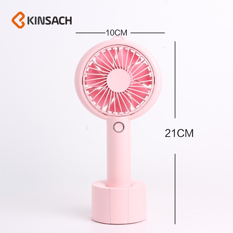 USB手持电风扇便携式大风力小型可充电迷你超静音办公室桌面桌上详情图2
